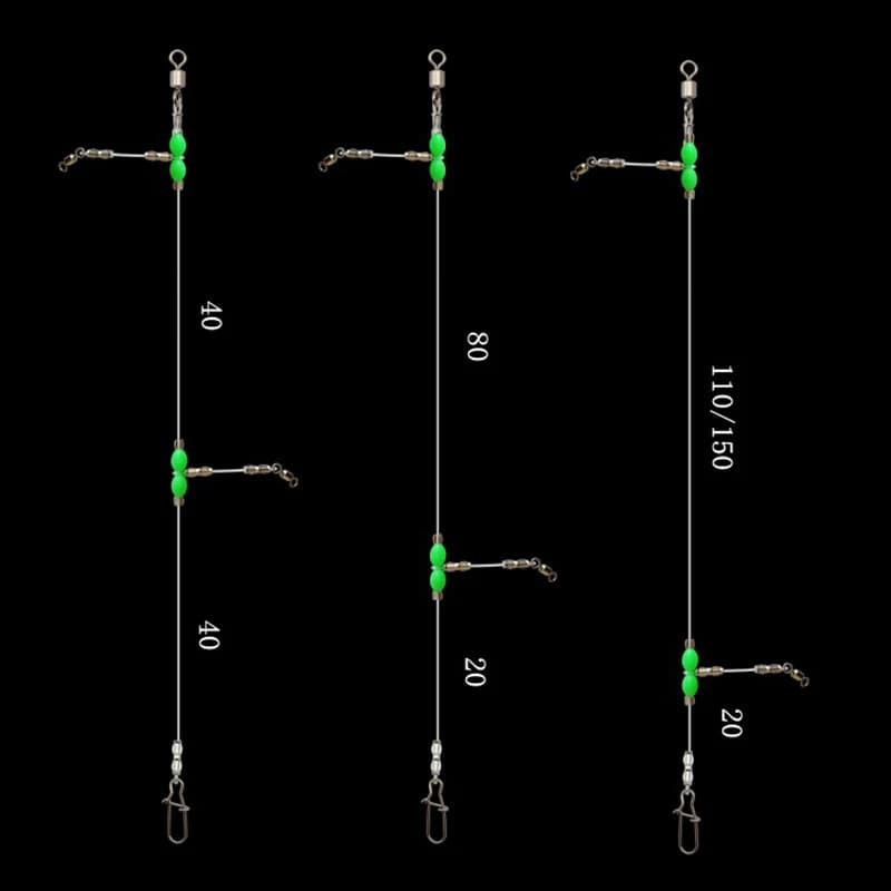 Set ligne nylon tenpin PD Fishing - Montage pêche wreck shore casting longue distance connecteur gourde