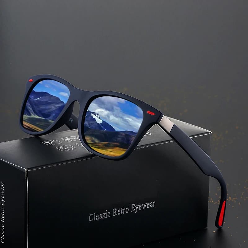 Lunettes de soleil vintage rétro polarisées UV400 pour pêcheurs - Hommes et femmes