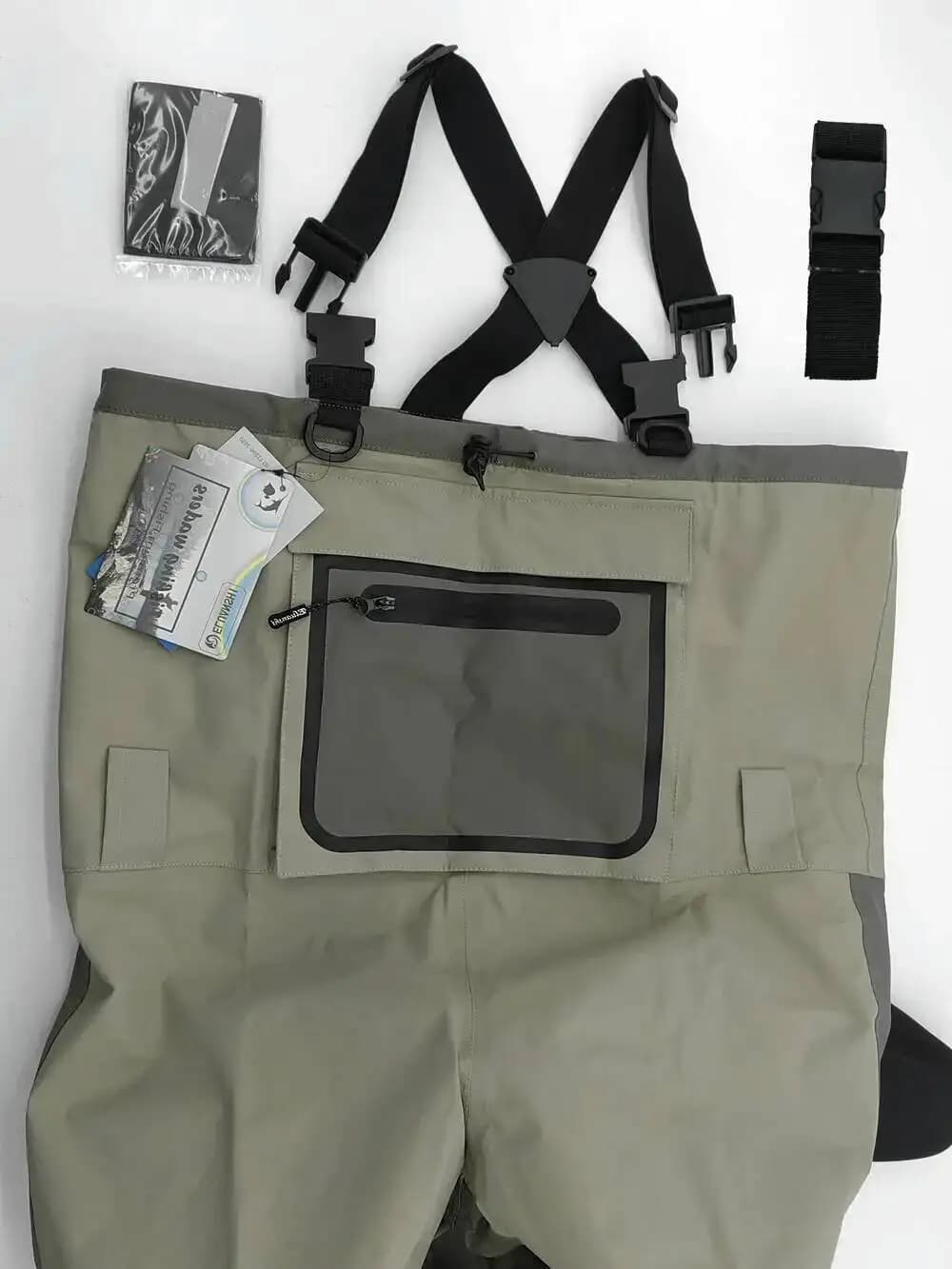Waders de pêche à la mouche respirants - Combinaison imperméable à séchage rapide pour hommes