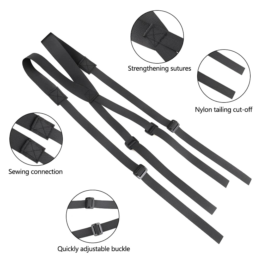 Bretelles tactiques Y-shape avec harnais ceinture - Accessoire pêche chasse support outils