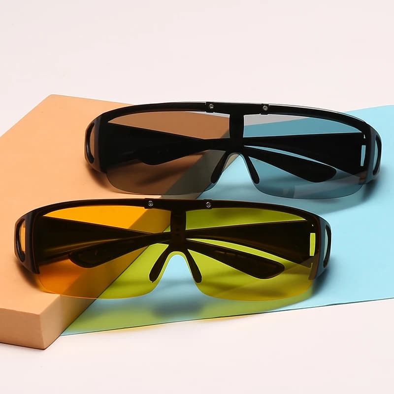 Lunettes de pêche polarisées relevables sur-lunettes vision nocturne conduite UV400 - Polyvalence