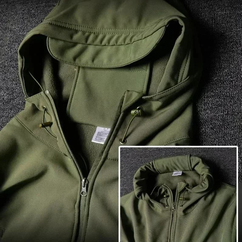 Combinaison de pêche hiver polaire tactique homme - Ensemble imperméable pêche randonnée camping
