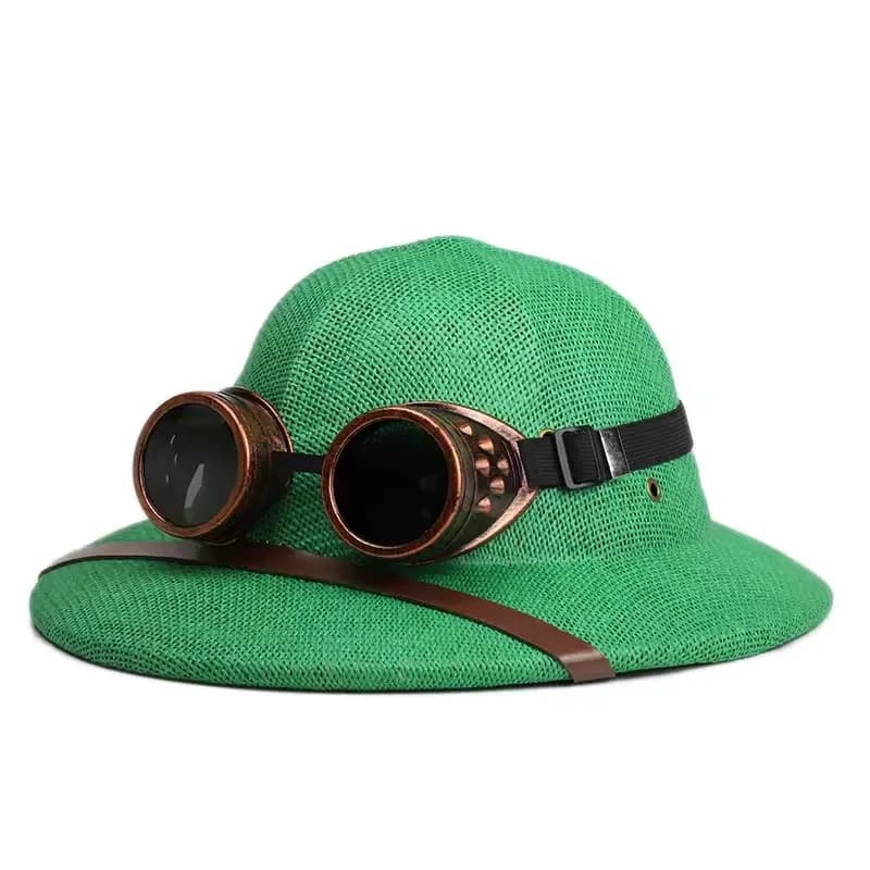 Lunettes punk décoratives pour fêtes - Style rétro avec monture splash originale
