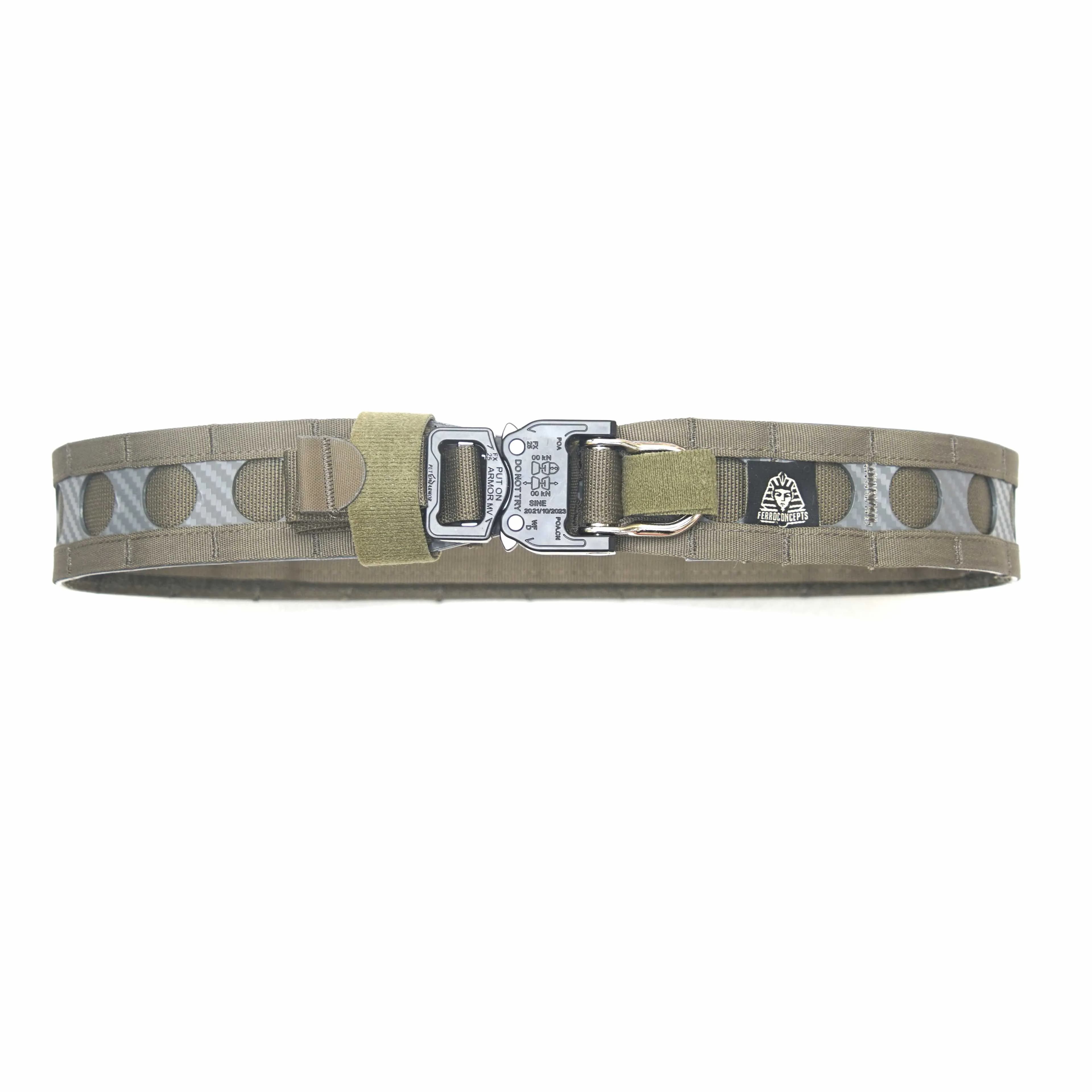 Ceinture tactique double couche quick release bison - Équipement pêche extérieur professionnel
