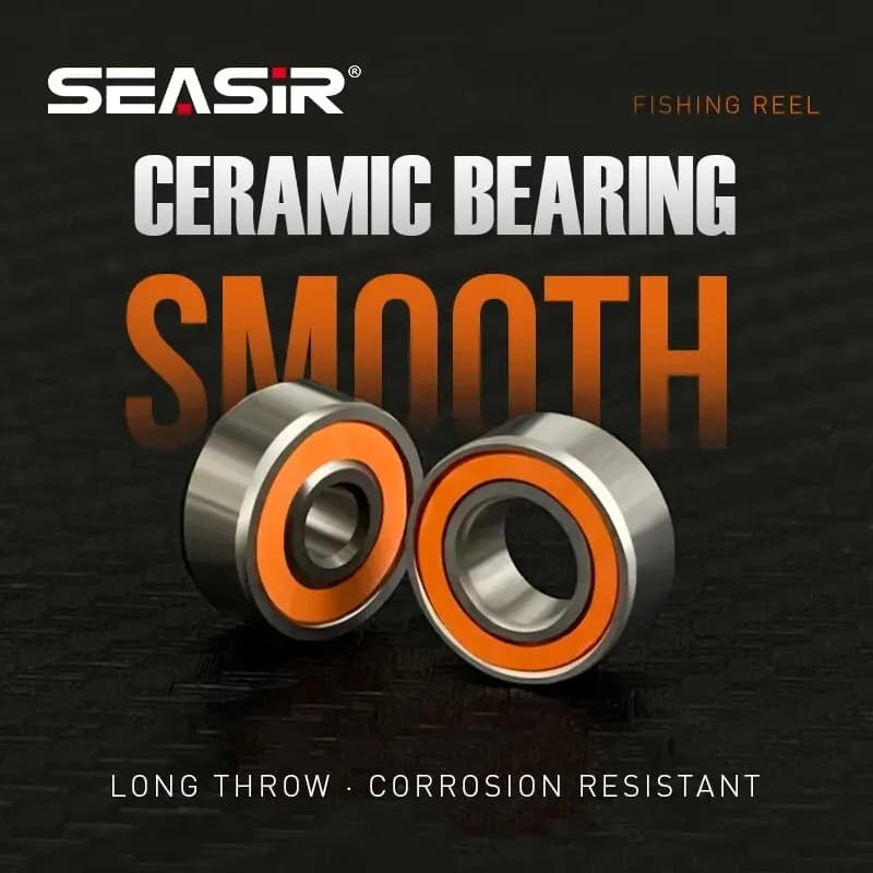 Roulements à billes hybride céramique pour moulinet de pêche, 3x10x4mm et 5x10x4mm, SEASIR