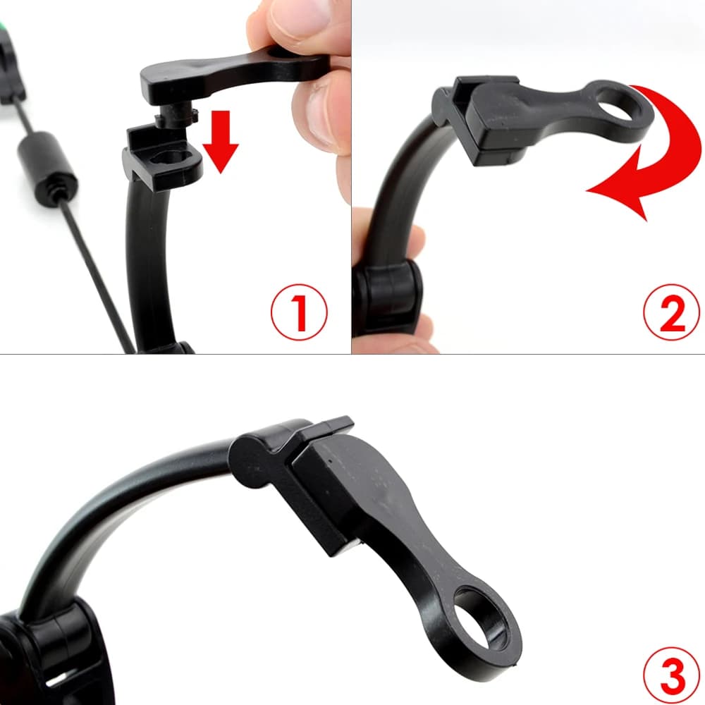 Base amovible B2013 pour alarmes de pêche Hirisi - Support réglable pour indicateurs et swingers carpe