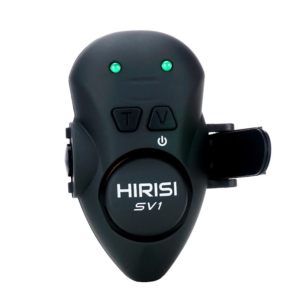 Set d'alarme de touche Hirisi SV1 avec étui portable - Indicateur lumineux haute qualité pour pêche carpe