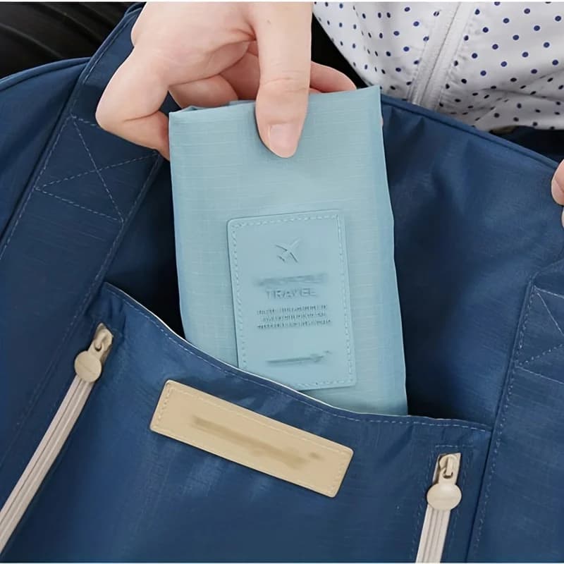 Petit sac à chaussures pliable et étanche pour voyage - Sac rangement plage multifonction
