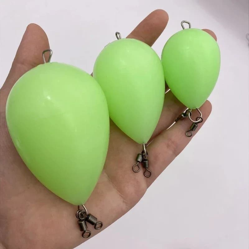 Flotteur lumineux pour pêche de nuit, aide au lancer longue distance et à la présentation des appâts