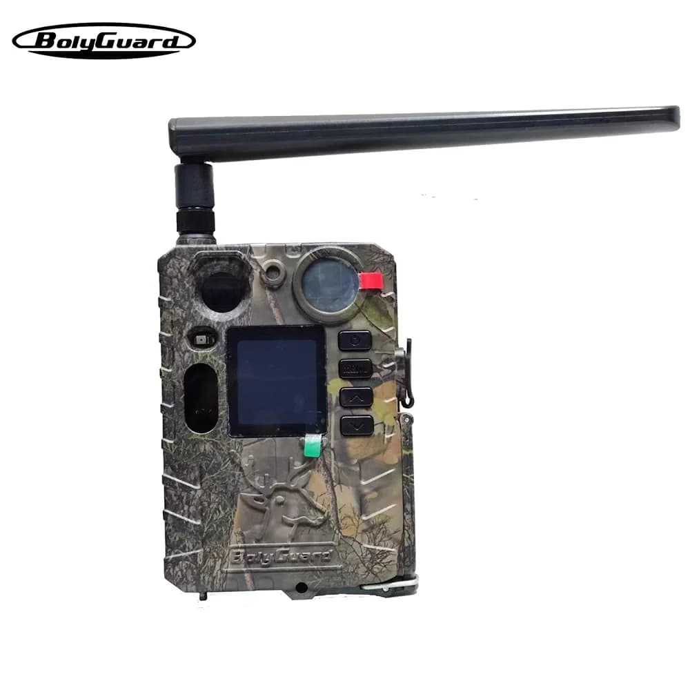 Caméra de chasse BolyGuard BG410-MS 4G LTE 4K 37MP vision nocturne 940nm étanche IP66 prête solaire