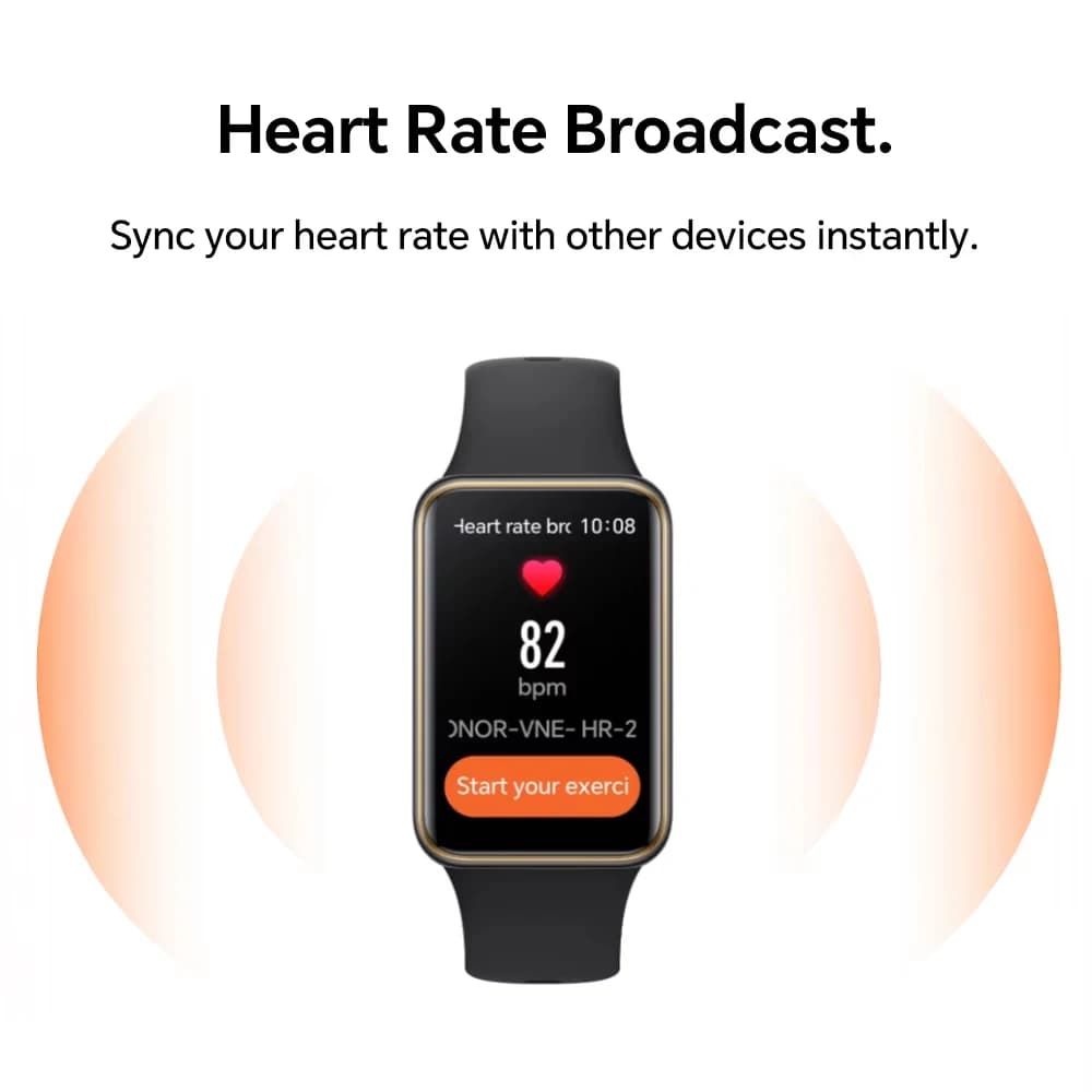 Honor Band 10 Version Globale - Bracelet connecté écran AMOLED 1,57 pouces étanche 5ATM santé matinale