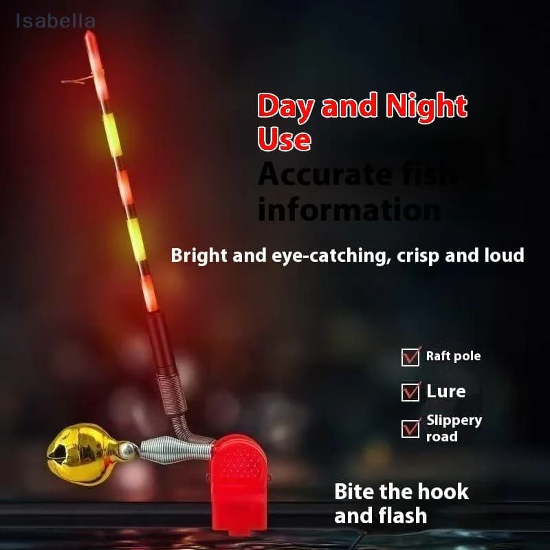 Indicateur flottant électronique lumineux pêche côtière - Flotteur alarme morsure nuit signal côtier