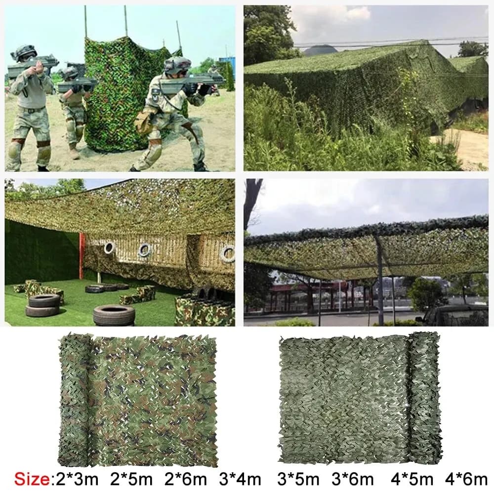 Filet camouflage outdoor pêche discrétion protection soleil affût caché observation poissons