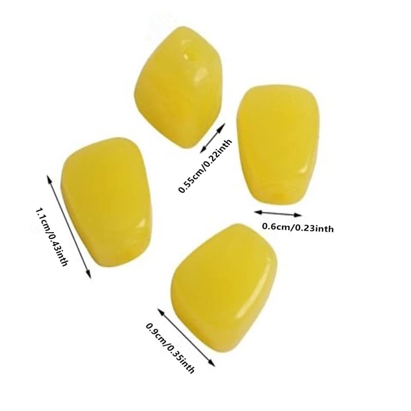 Maïs silicone parfumé pour pêche à la carpe - appâts souples avec odeur crème attractante