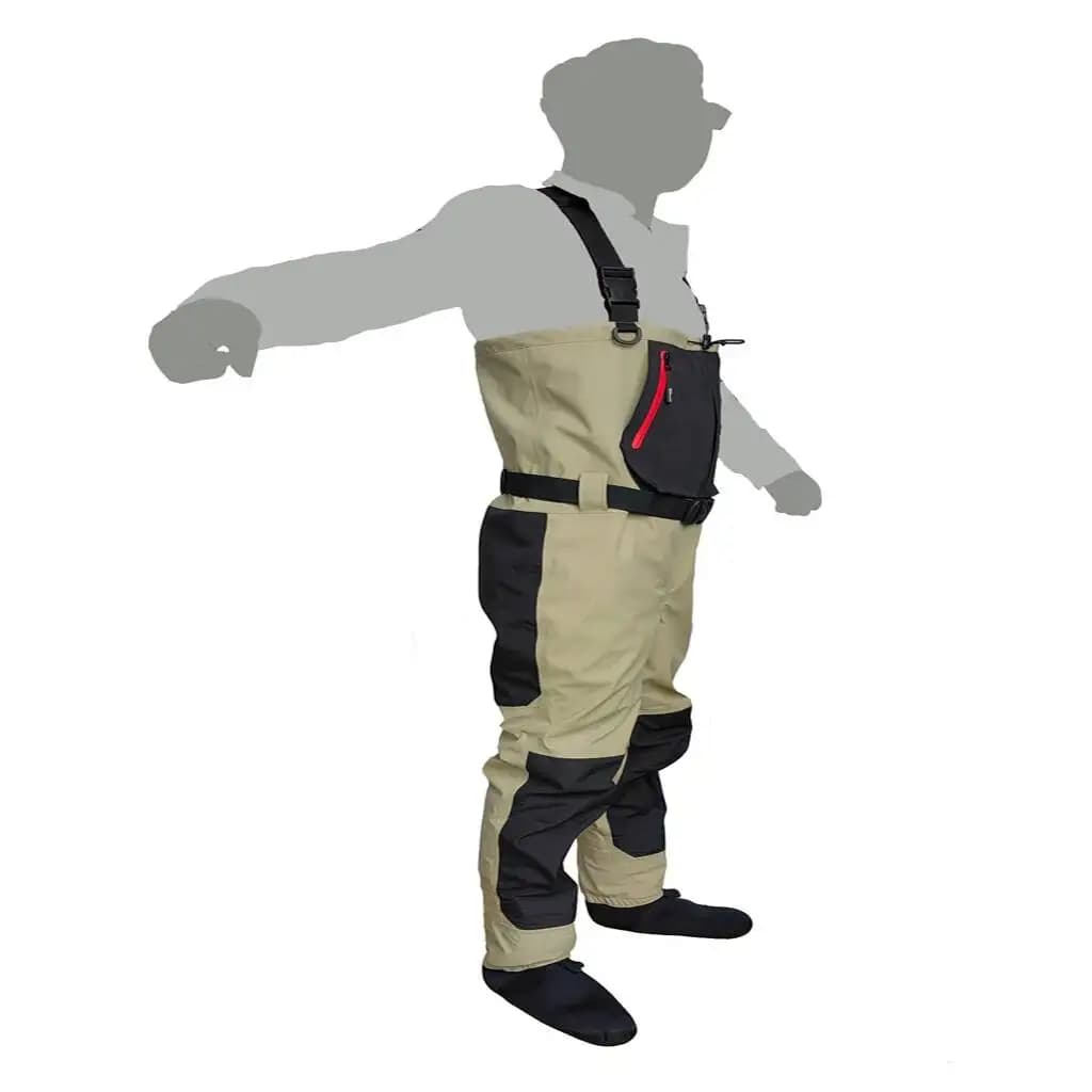 Waders pêche à la mouche néoprène pied adulte enfant chasse rafting imperméable respirant séchage rapide