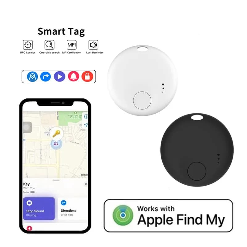 Air Tracker Bluetooth - Tag compatible Find My iPhone pour localiser clés et matériel pêche Apple