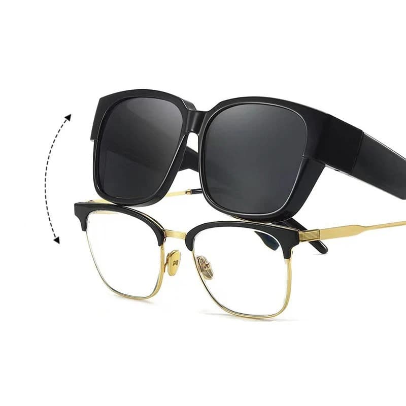 Lunettes polarisées surprescription pêche myopie - Portable vintage homme femme conduite