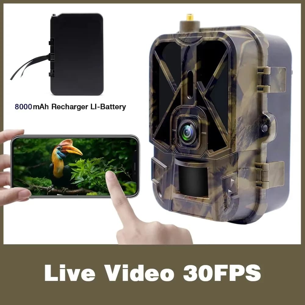 Suntekcam HC-940Pro-Li 4K 120MP étanche IP65 4G LTE - Streaming live cloud gratuit et contrôle APP