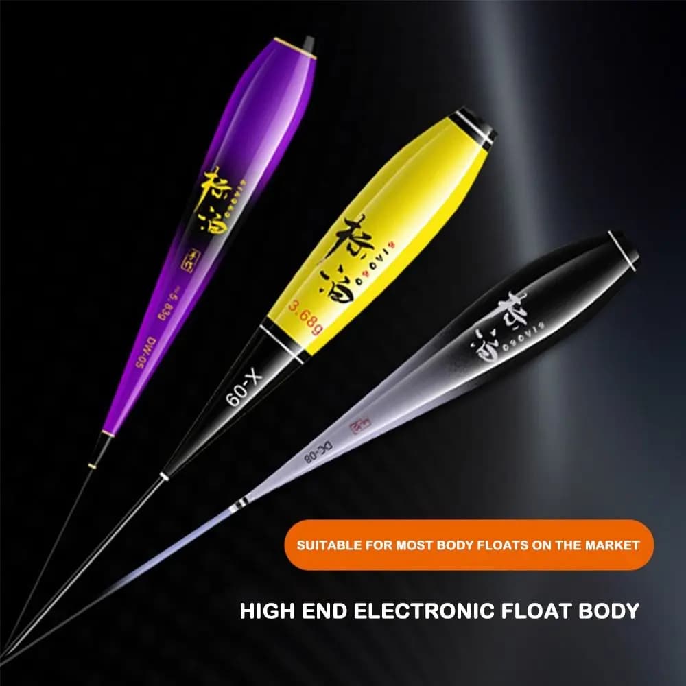 3 flotteurs pêche corps composite nano plastique partie inférieure accessoires équipement