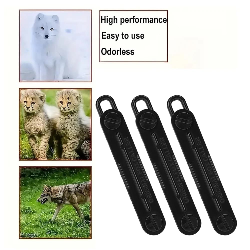 Sifflet prédateur Black Fox Blaster - Son de détresse lapin réaliste pour chasse nocturne