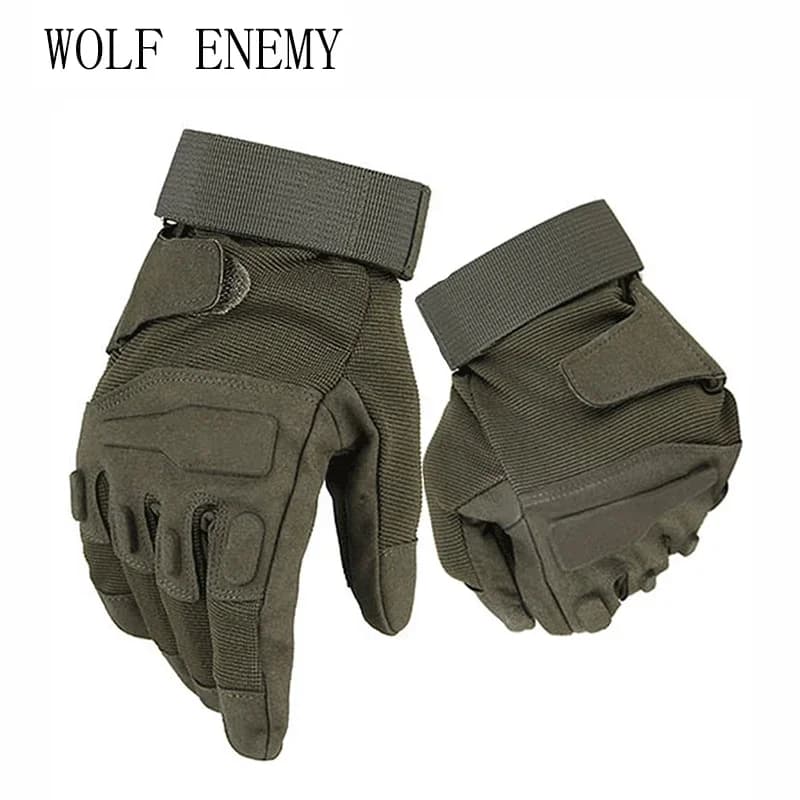 Gants tactiques US Army fibre carbone antidérapants sports outdoor pêche complète