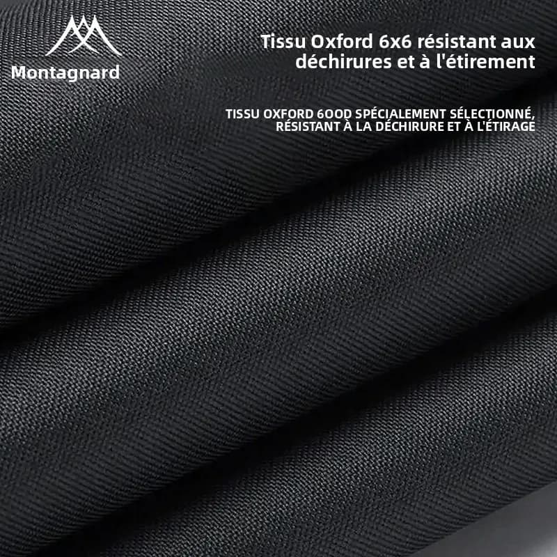 Chaise de camping pliante avec dossier et housse de transport en tissu Oxford pour pêche pratique