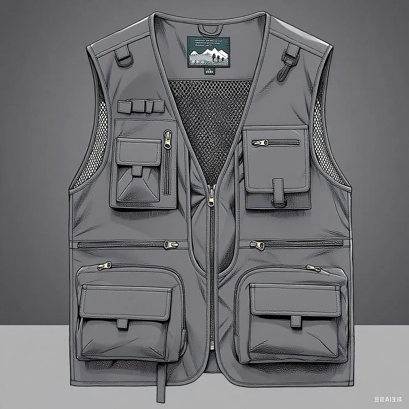 Débardeur homme été 2025 5XL avec poches, veste sans manches mesh pour travail et loisirs en extérieur