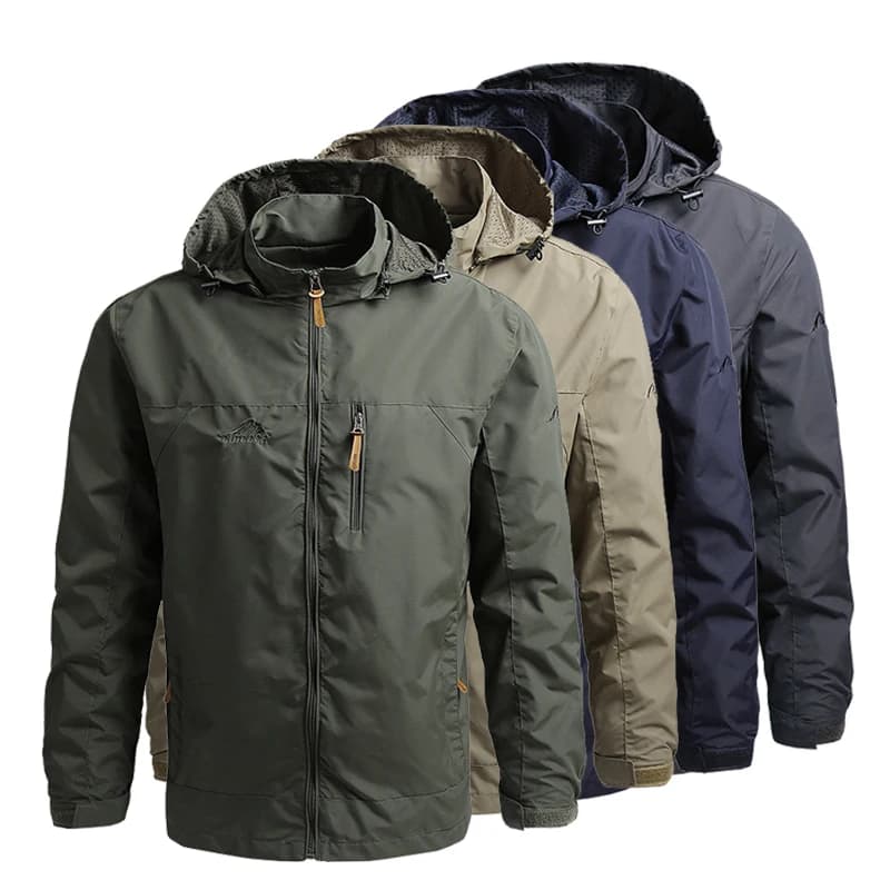 Veste tactique homme imperméable coupe-vent légère pour pêche sportive et randonnée militaire