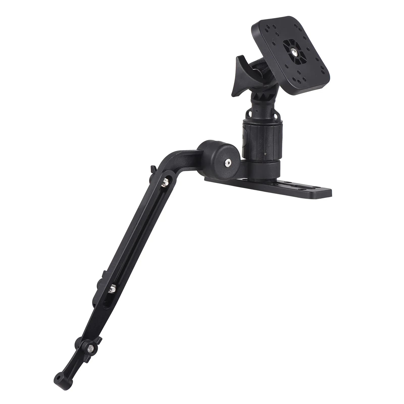 Support de sondeur pour kayak de pêche - Bras réglable et plaque de fixation universelle pour échosondeurs