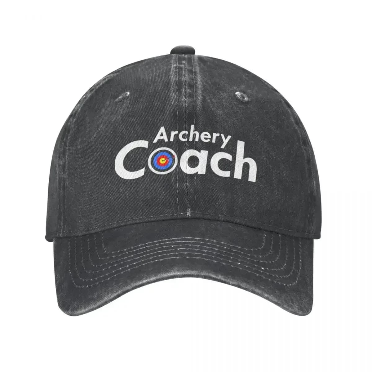 Casquette baseball vintage chasse à l'arc pour pêcheurs - Design jean délavé ajustable unisexe