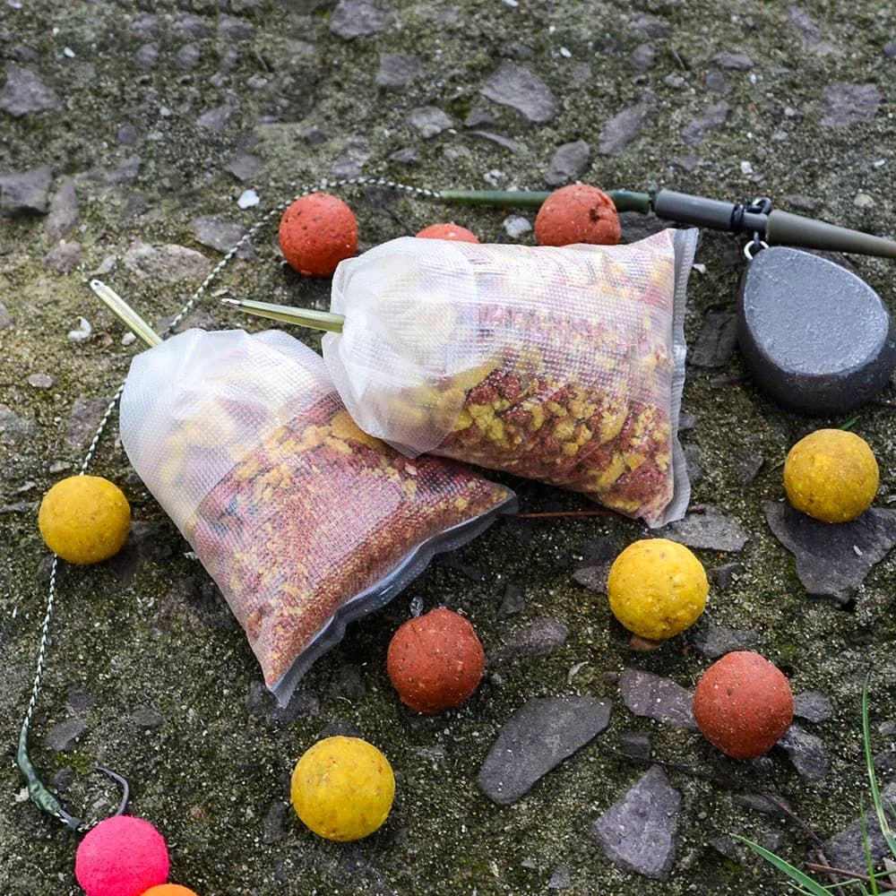 Sachets PVA pour la pêche à la carpe, lot de 20, tailles 60x130, 85x140 et 70x200