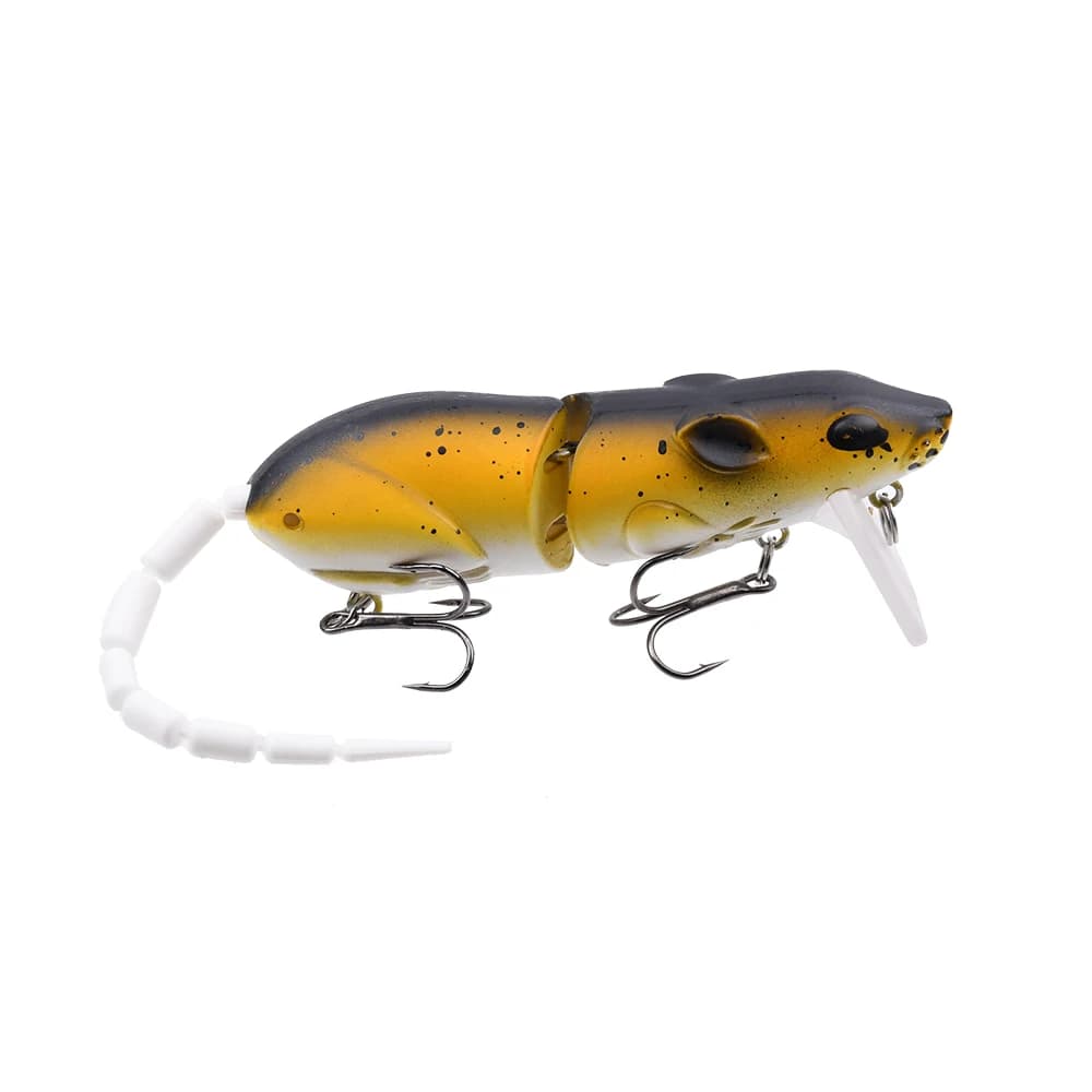 Leurre souris flottant 15,5g pour pêche du brochet et du black bass, appât artificiel rongeur