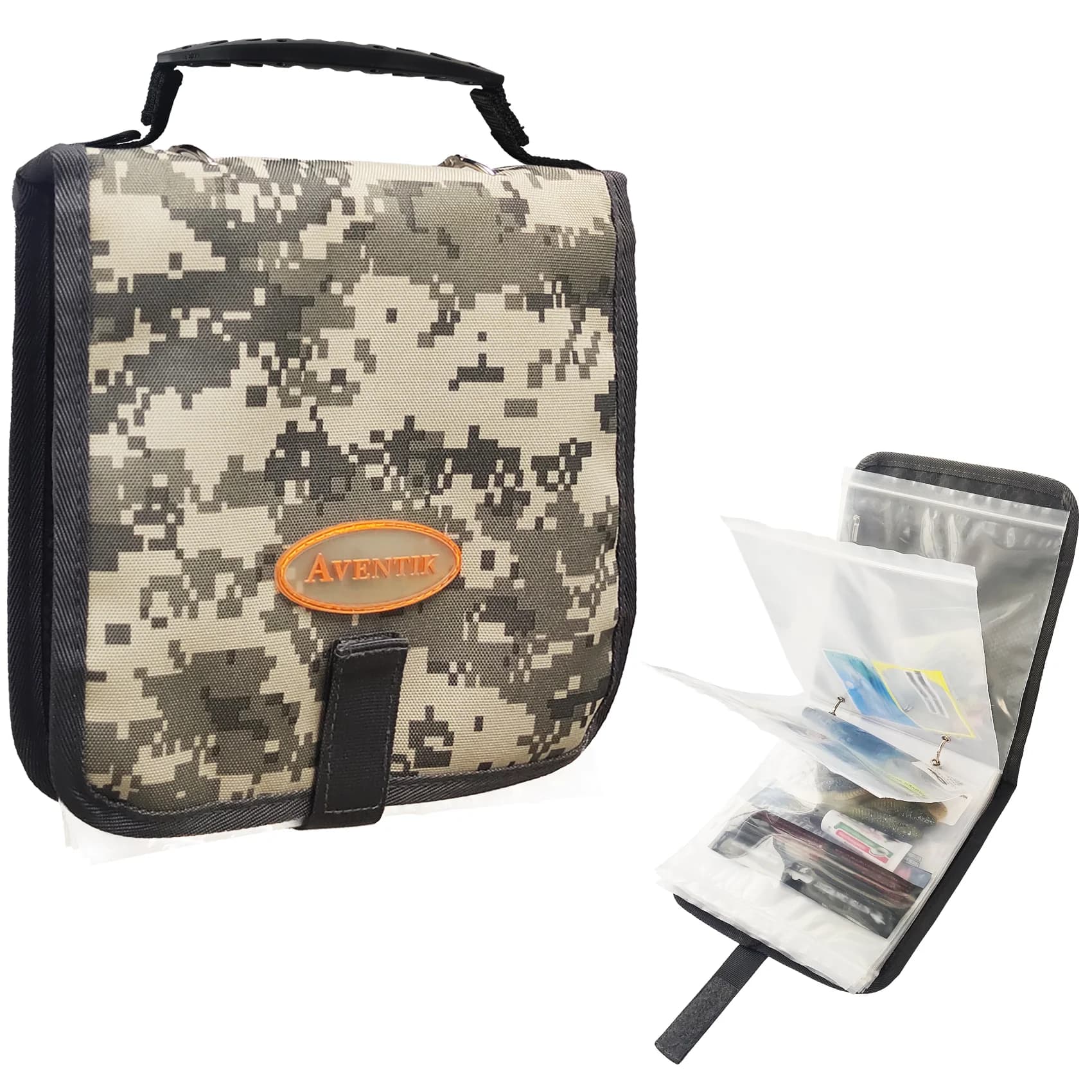 Sac de rangement pour leurres souples pêche - Bag fishing rig pour accessoires et leurres