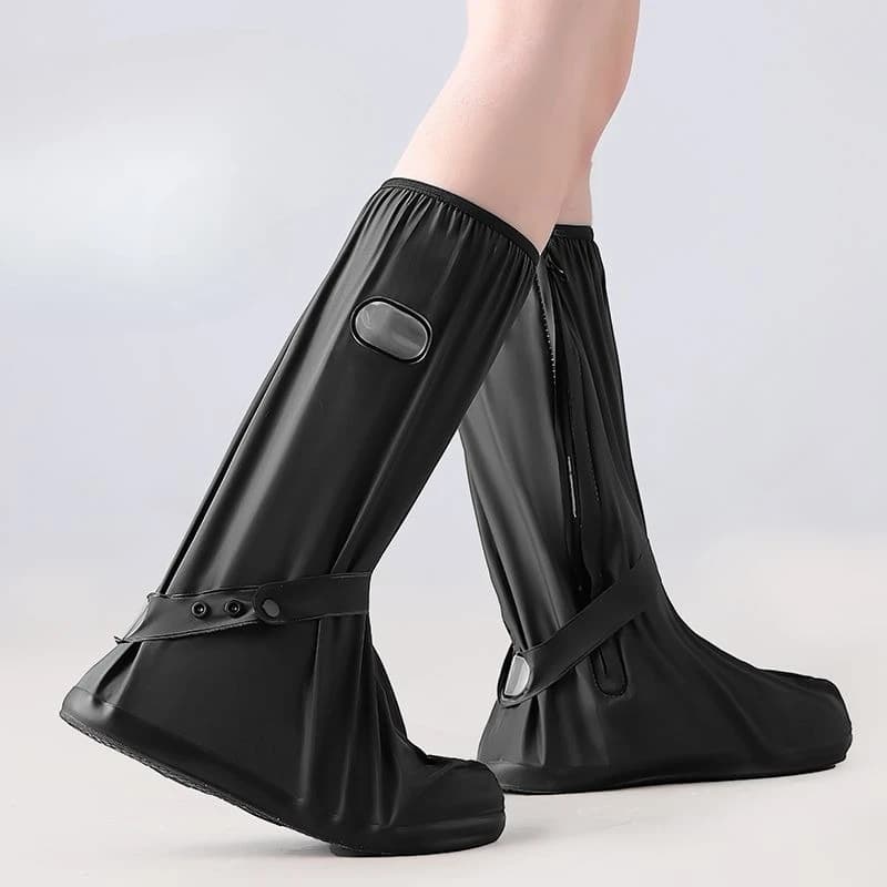 Bottes de pêche homme PVC légères imperméables - Bottes pluie confortables antidérapantes