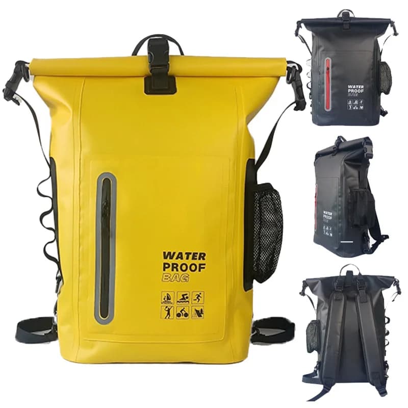 Sac étanche kayak PVC grande capacité - Dry bag randonnée aquatique plongée rafting canoë pêche