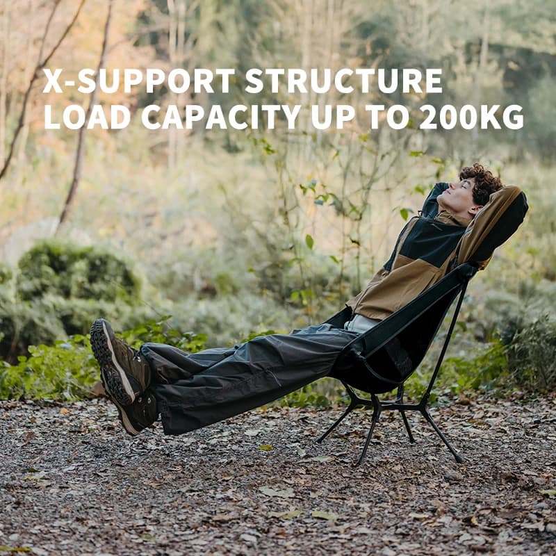 Chaise camping Naturehike YL01 automatique - Siège pêche plage portant 200KG confortable
