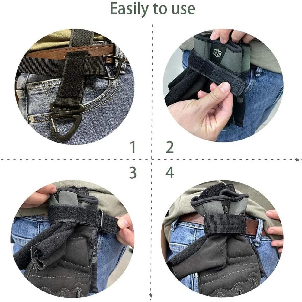 Porte-gants tactique MOLLE pêche - Attache clés, rangement outils, accessoire organisation pêche