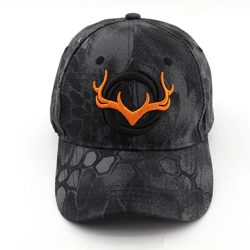 Casquette camouflage pêche réglable homme femme - Chapeau de pêche baseball ajustable activités extérieures
