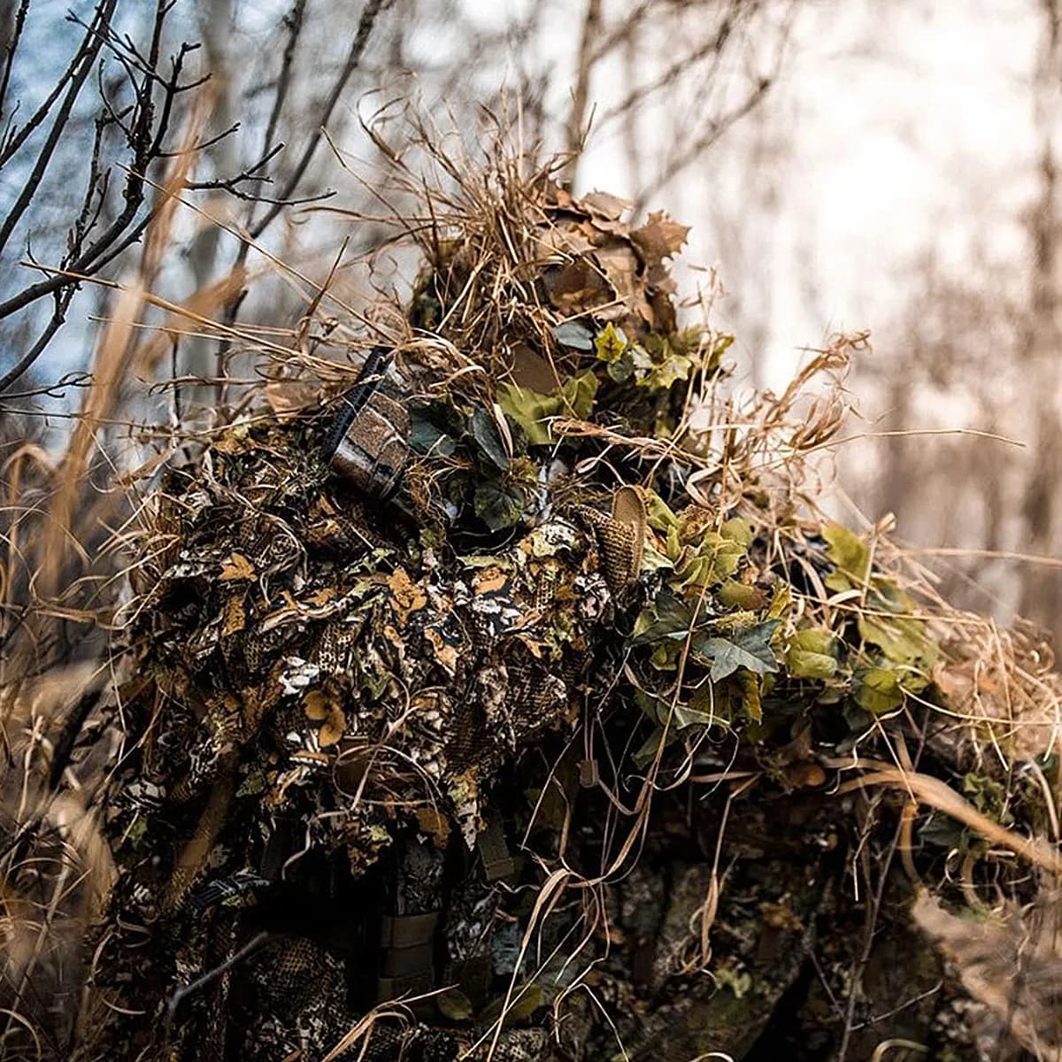 Tenue camouflage jungle bionique 3D pour pêche tropicale - Combinaison tactique complète respirante