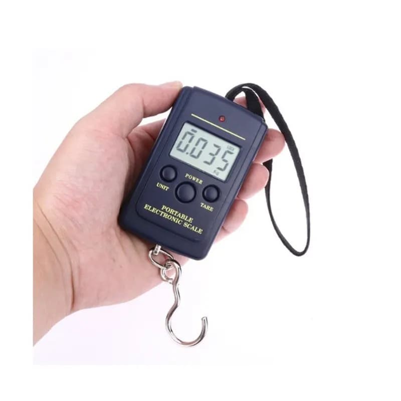 Balance électronique 40kg sans rétroéclairage avec sacs à bulles - Pêche, bagages et cuisine numérique portable