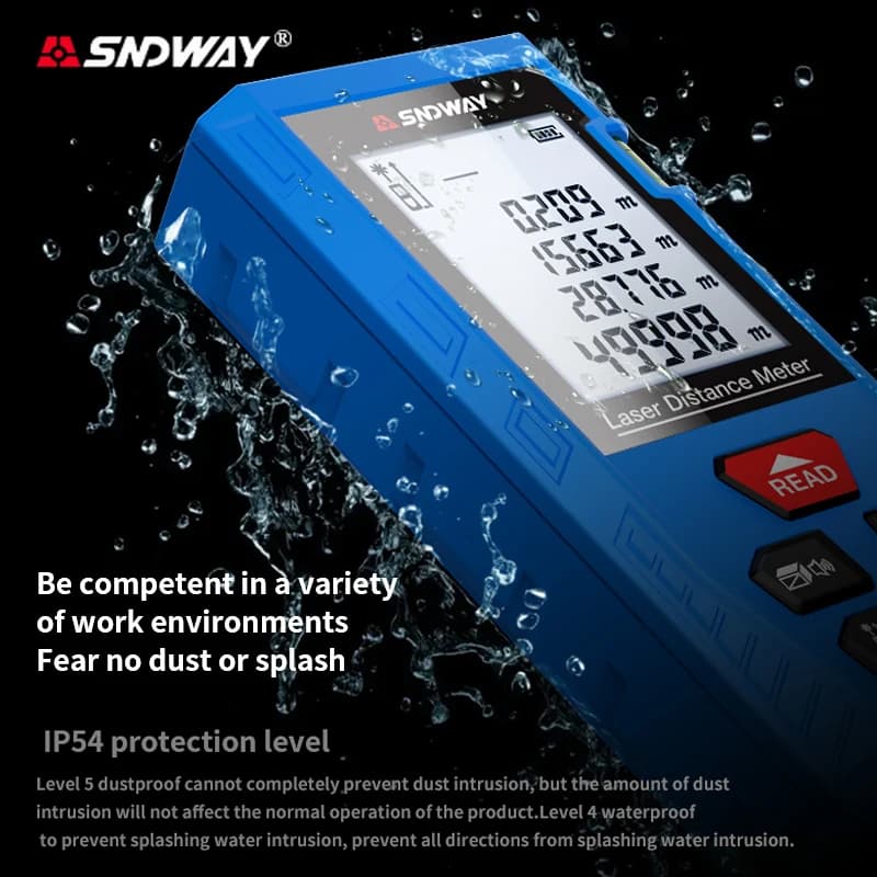 Télémètre laser SNDWAY 50/70/100m numérique - Outil de mesure précis pour pêche en eau douce et mer