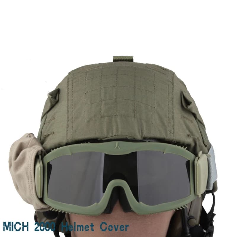 Housse de casque tactique MICH 2000 - Protection complète pour pêche en eaux vives