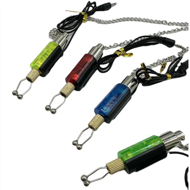 Indicateur Swinger LED étanche pour alarme de touche carpe - Bobbin avec chaîne lumineuse détection morsure