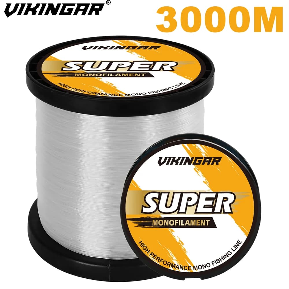 Ligne Vikingar 3000M fluorocarbone coatée 3-35LB - Nouveauté 2025 pour pêche carpe et mer japonaise