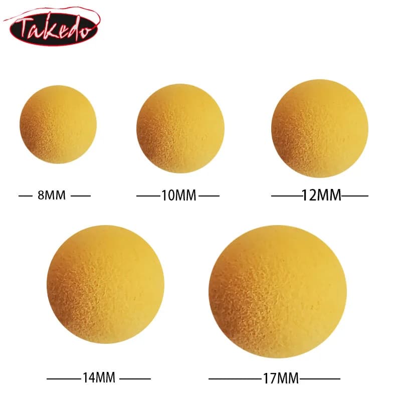 Boilies EVA flottants TAKEDO 8-17mm - Appât artificiel pour pêche européenne de la carpe