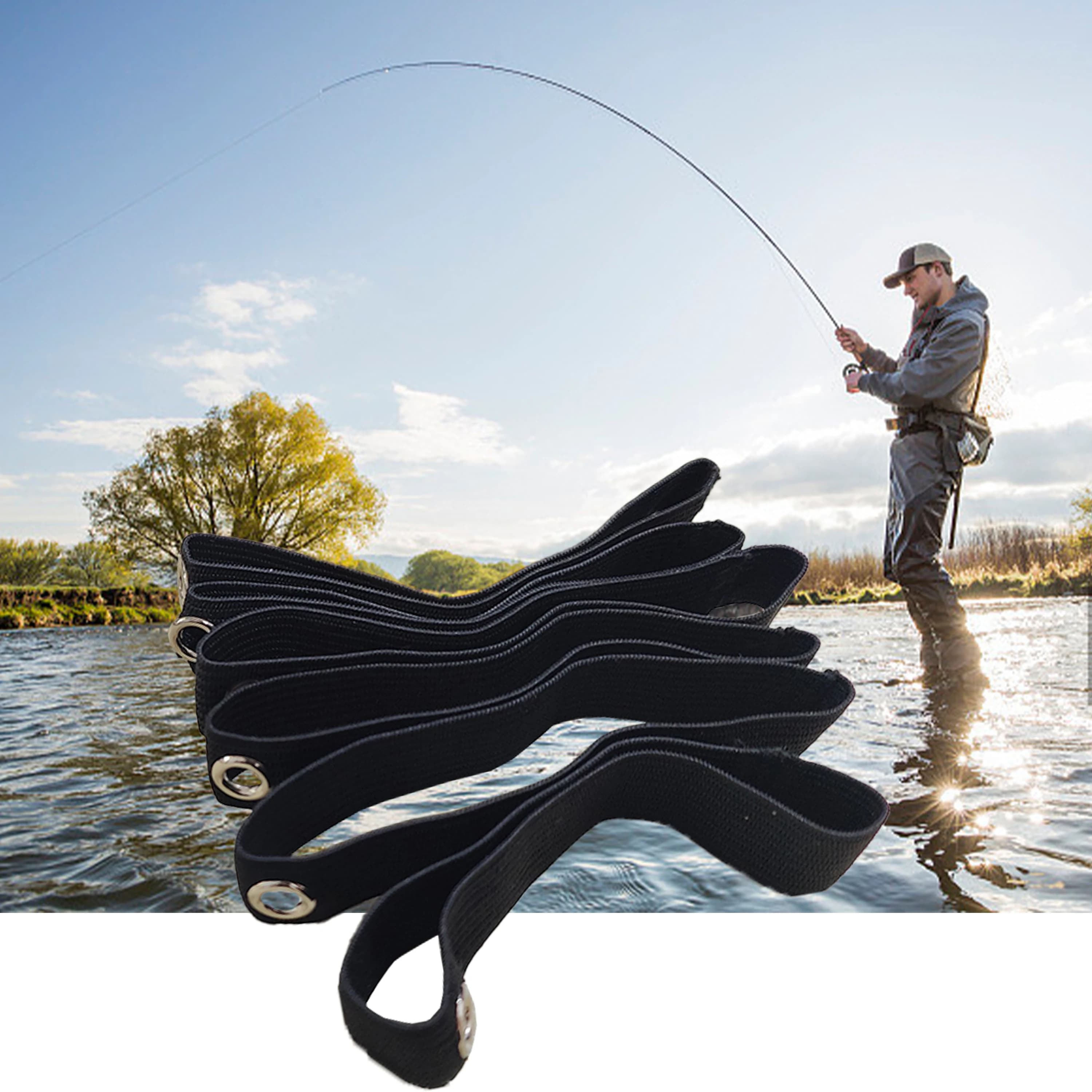 Set 6 ceintures bobine contrôle ligne pêche - support fixation moulinet compatible plupart spools
