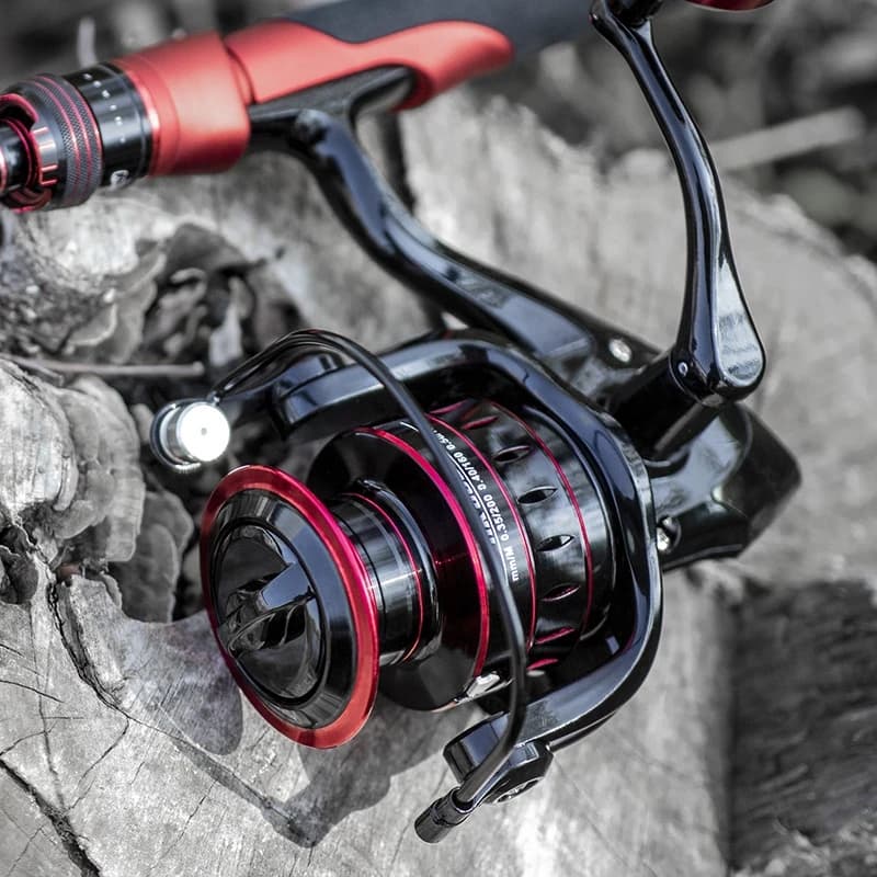 Moulinet spinning Max Drag 30KG New Max Drag - Poignée interchangeable droite/gauche - Ratio 5.2:1 haute vitesse