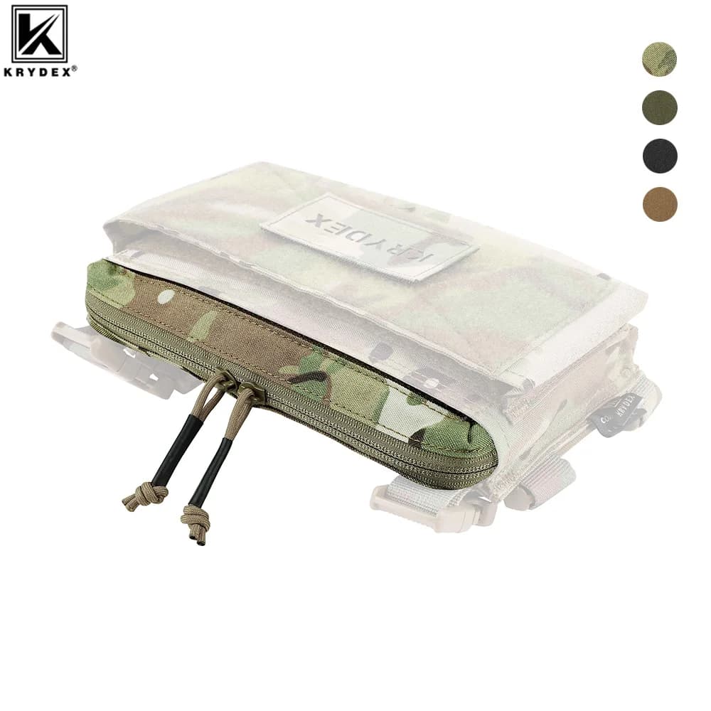 Insert de poche KRYDEX MK3 MK4 pour chest rig - Couverture à double fermeture éclair