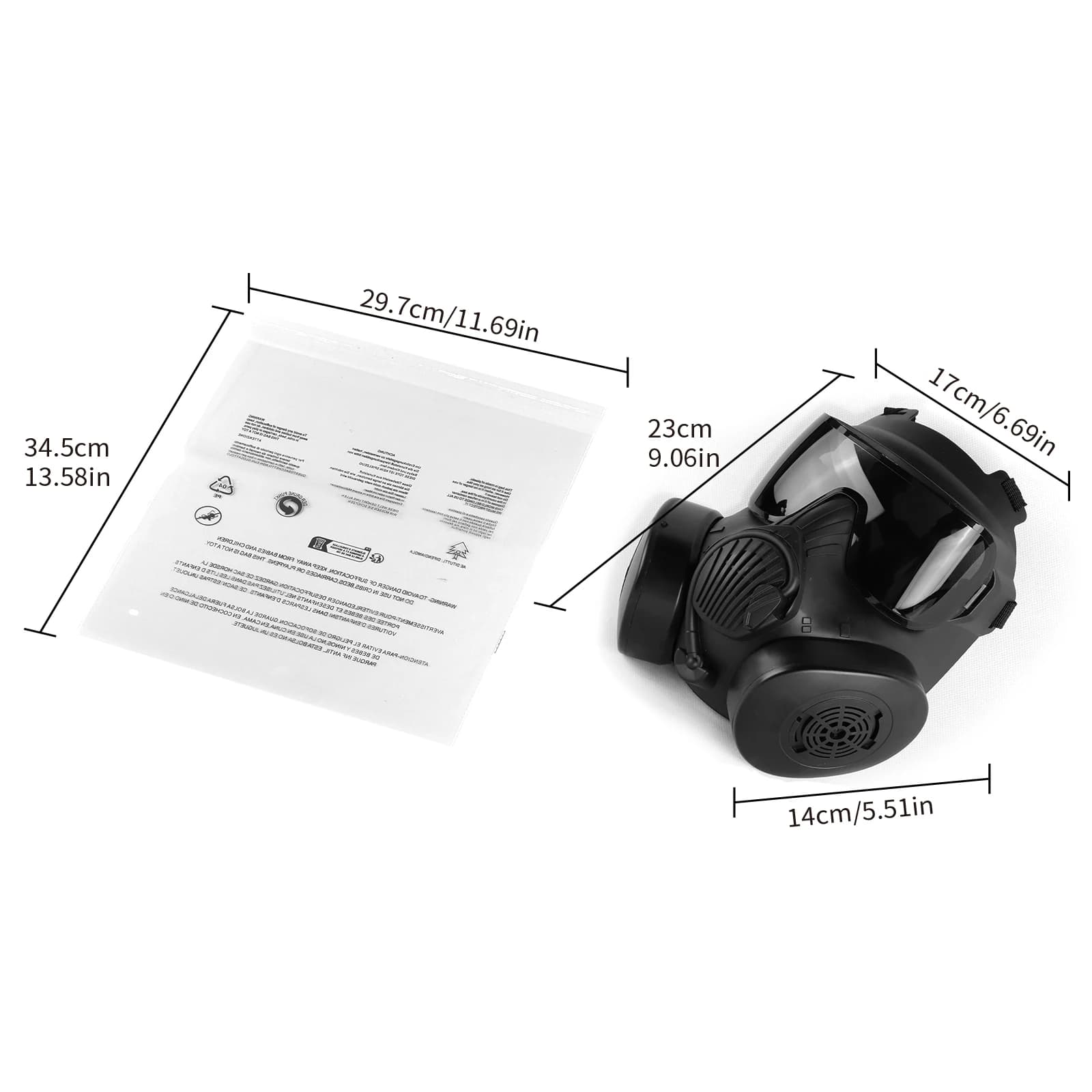 Masque tactique protection intégrale pour pêche - Équipement sécurité jeux extérieurs et festivals