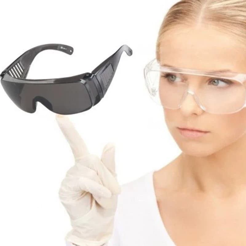 Lunettes de laboratoire dentaire étanches - Éclairage UV multicolore pour blanchiment des dents - Randonnée